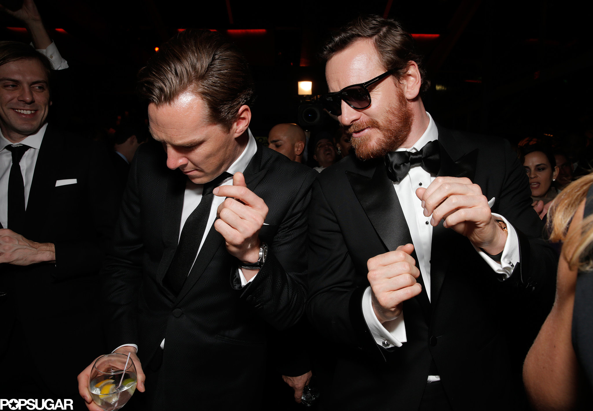 Benedict-Cumberbatch-got-his-groove-Michael-Fassbender-Fox-Golden-Globes-afterparty
